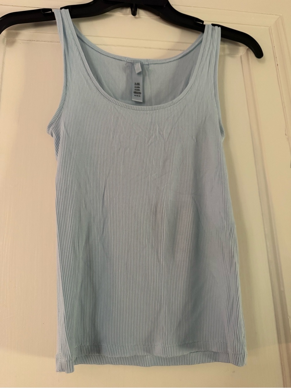 Women’s Skims Light Blue Ribbed Comfy Tank Top